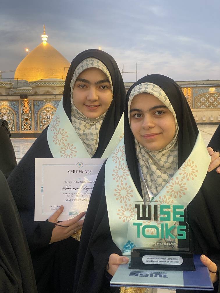 افتخار آفريني دختران روشنگر در مسابقات جهاني WISE Talks